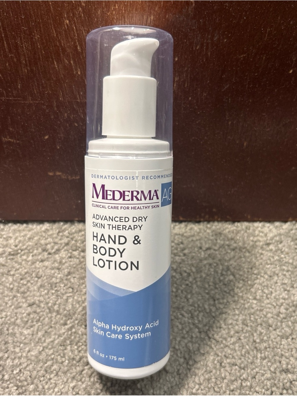 Mederma AG Advanced Dry Skin Therapy Hand & Body Lotion Alpha Hydroxy Acid 6oz